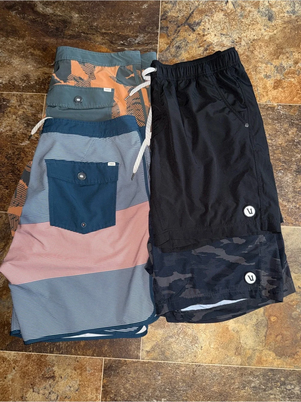 Vuori Men's BUNDLE OF 4 Men's Swim Trunks / Board Shorts